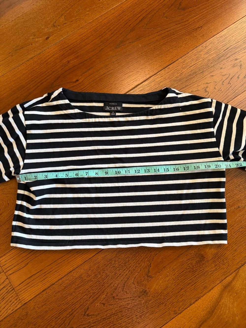 J. Crew Cropped Boatneck T-shirt - Picture 8 of 10